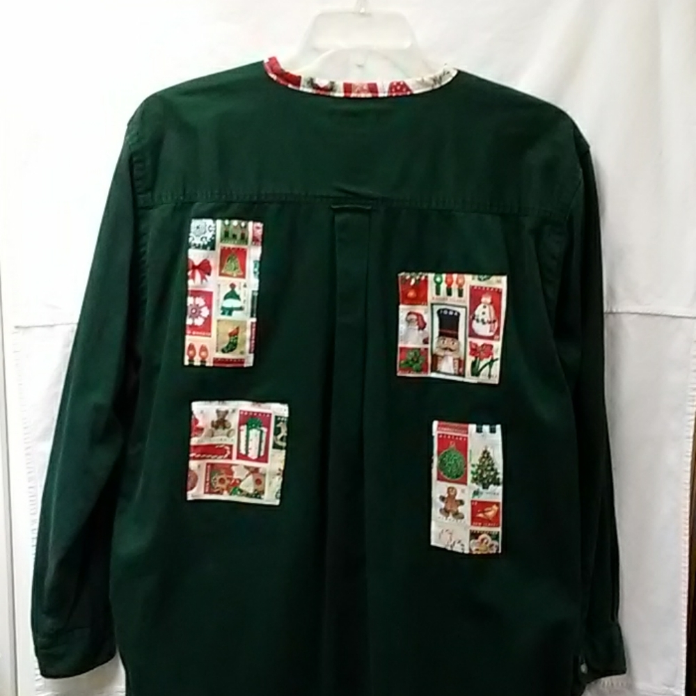 Christmas Stamps on Unique Unisex Shirt